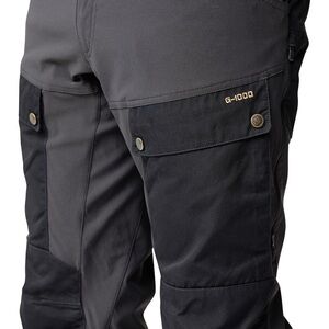 Fjallraven Men's G1000 Cargo Pants in Gray and Black sz 33-34